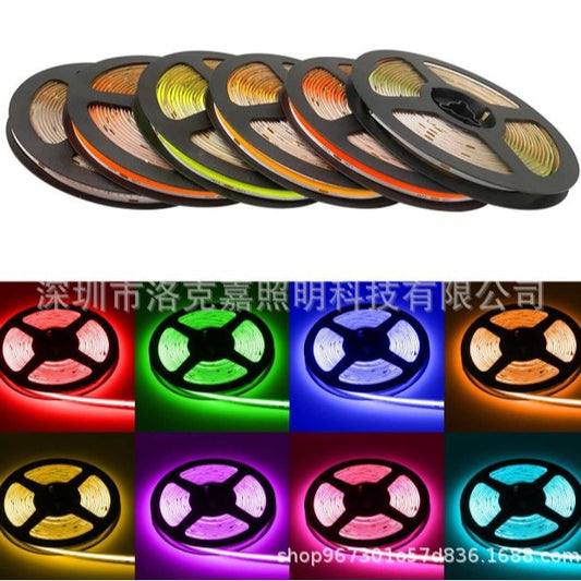 COB Silicone Neon Low Voltage High Brightness Flexible Single/Double Color Temperature High CRI Atmosphere Decorative Light Strip led Light Bar