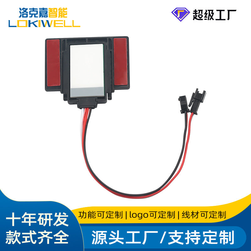 5A Single Button Dual Color Hand Sweep Sensor Switch Led Dimmable Anti-Fog Bathroom Mirror with Hand Sweep Smart Sensor Switch