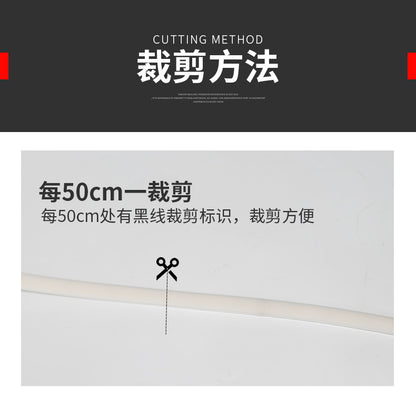 Cross-border Silicone220V High Pressure COB Light Strip110V Living Room led Light strip high voltage outdoor waterproof light strip ambient light