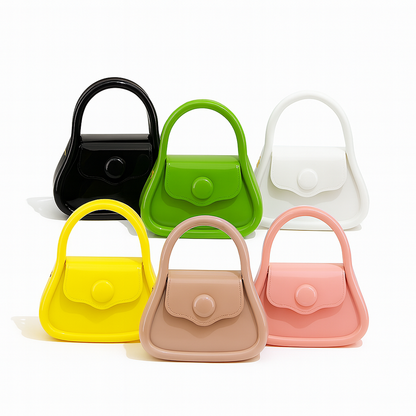 Bo Hao PVC Gel bag2023New Single Shoulder Crossbody Bag for Women, Fresh and Versatile Mini Chain Handbag 