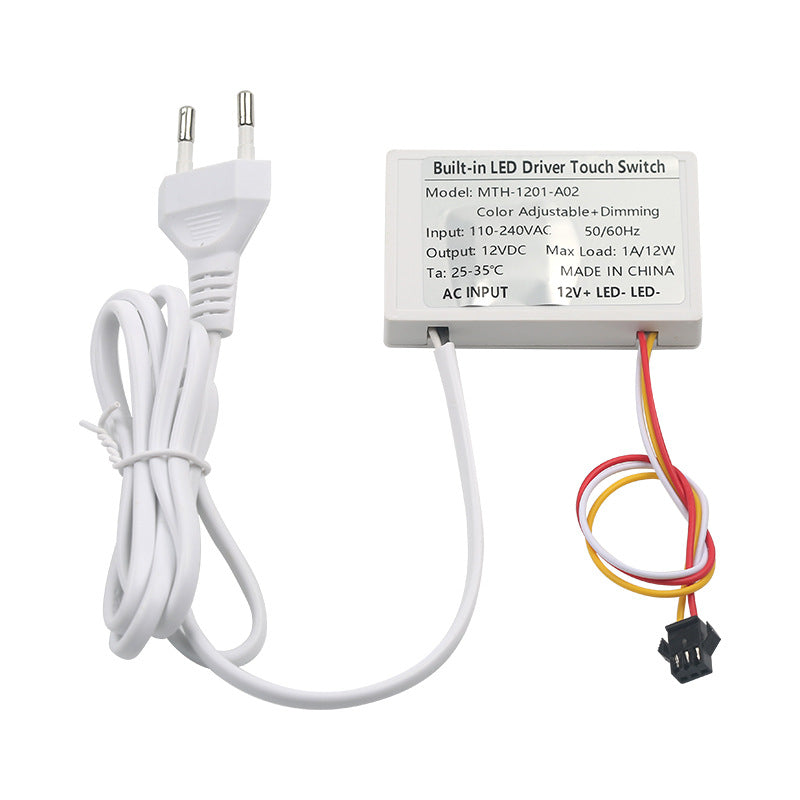 Smart Mirror Switch Accessories8mm Ultra-thin Single Control Bathroom Mirror Dimmable Touch Induction Switch