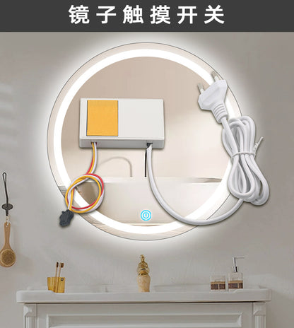 Smart Mirror Switch Accessories8mm Ultra-thin Single Control Bathroom Mirror Dimmable Touch Induction Switch