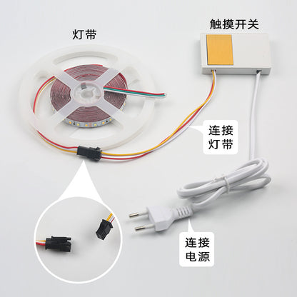 Smart Mirror Switch Accessories8mm Ultra-thin Single Control Bathroom Mirror Dimmable Touch Induction Switch