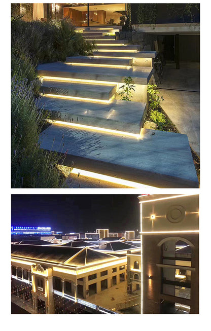 Cross-border Silicone220V High Pressure COB Light Strip110V Living Room led Light strip high voltage outdoor waterproof light strip ambient light