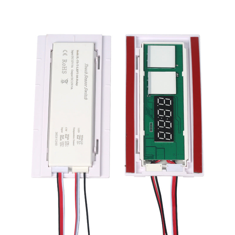 Smart Mirror Switch Accessories8mm Ultra-thin Single Control Bathroom Mirror Dimmable Touch Induction Switch