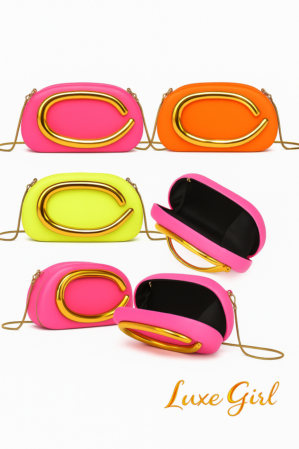 Luxe Girl 2025 Trendy Acrylic Bucket Bag – Fashion Crossbody &amp; Handbag for Women