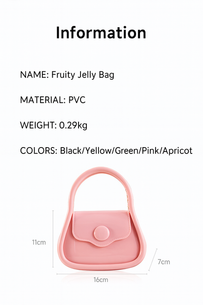 Bo Hao PVC Gel bag2023New Single Shoulder Crossbody Bag for Women, Fresh and Versatile Mini Chain Handbag 