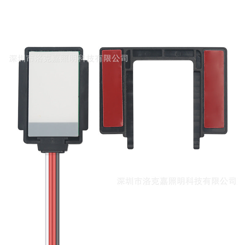 5A Single Button Dual Color Hand Sweep Sensor Switch Led Dimmable Anti-Fog Bathroom Mirror with Hand Sweep Smart Sensor Switch