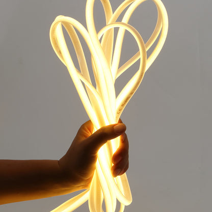 Cross-border Silicone220V High Pressure COB Light Strip110V Living Room led Light strip high voltage outdoor waterproof light strip ambient light