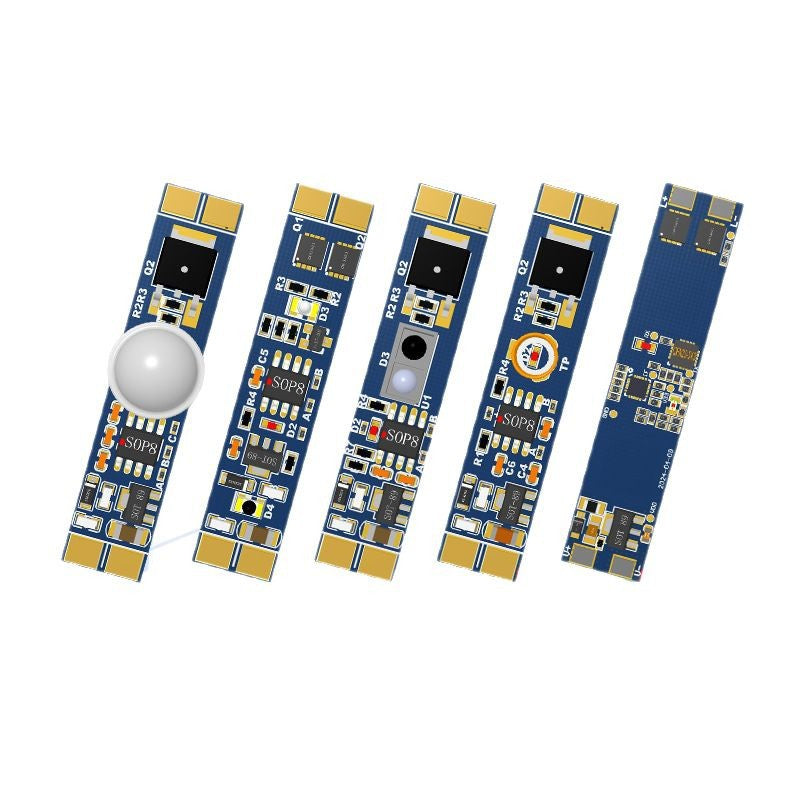 Rockwell Infrared Human Body Sensor Switch Cabinet Light Hand Sweep Sensor Door Control Touch Switch Sensing Module